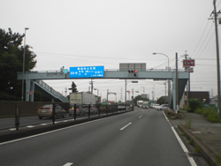 三重県四日市市　横断歩道橋塗装